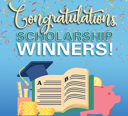 Congratulations to the scholarship winners!
