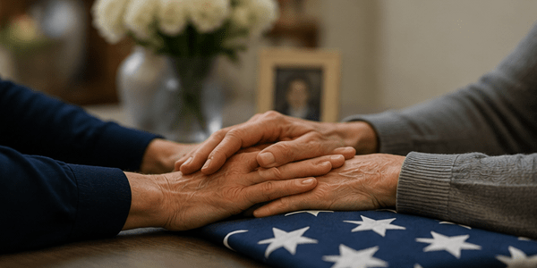 Veteran with family